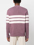 logo-patch knitted jumper